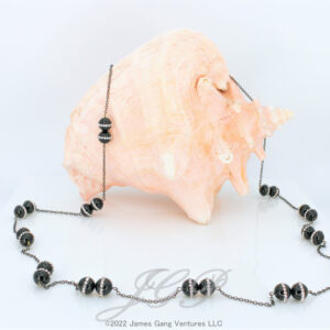 Black Onyx & Crystal Bead Set