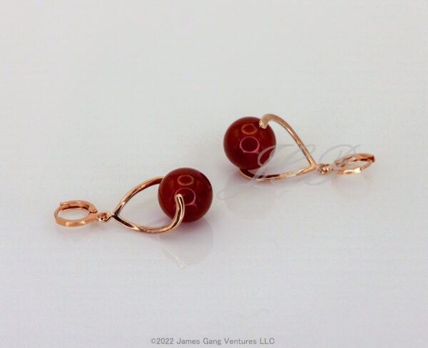 Carnelian Pendant and Earring Set - Image 5