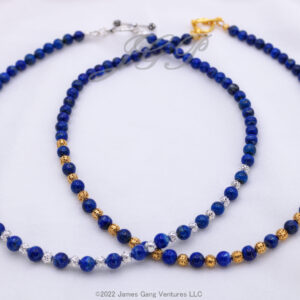 Lapis Lazuli Necklaces with GP or SP Beads