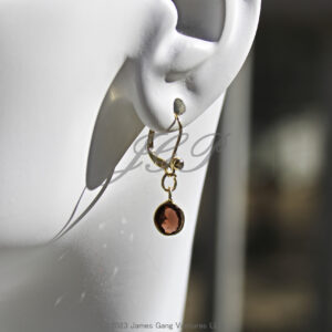 Semiprecious Gemstone & CZ Gold-Filled Earrings