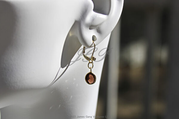 Semiprecious Gemstone & CZ Gold-Filled Earrings