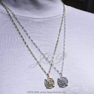 Cubic Zirconia X and O Pendant Necklaces